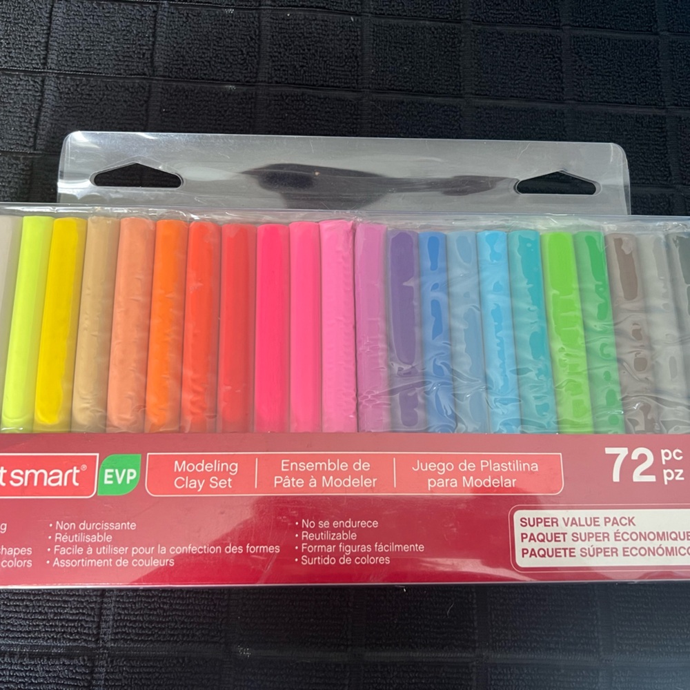 Vibrant Modeling Clay Set - 72 Pieces